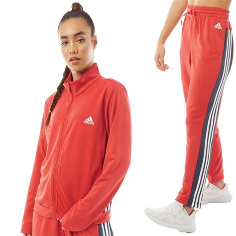 adidas dames trainingspak licht blauw rood 2005|adidas Trainingspak, Pak Blauw & Rood .